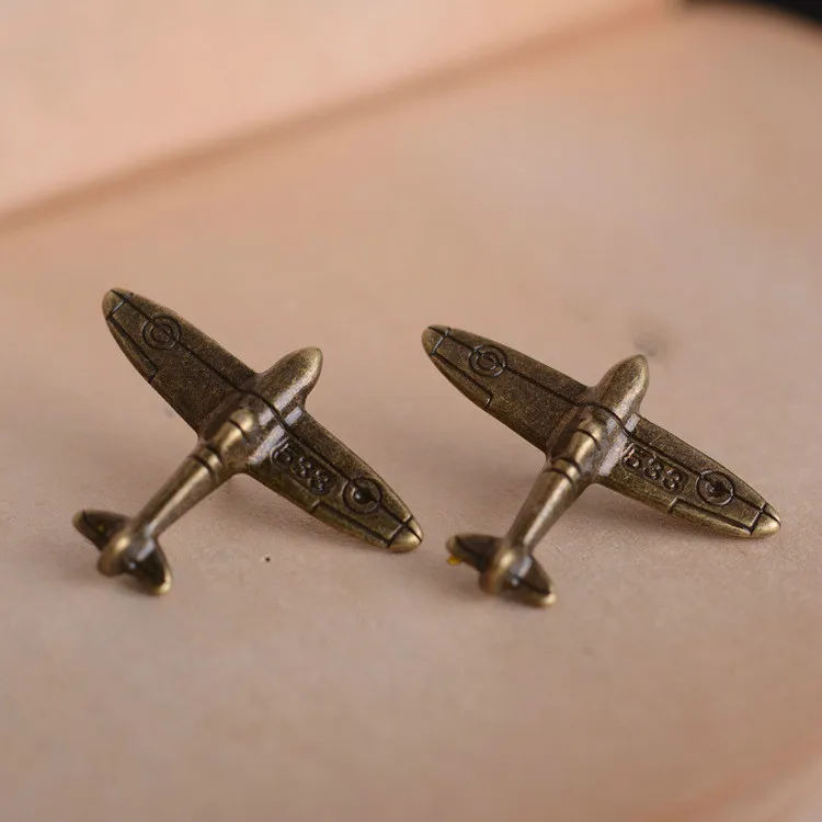 1 шт. сплав античный бронзовый цвет самолет ретро самолет броши значки и броши значок нагрудные булавки для мужчин
