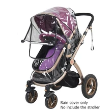 Аксессуары для детских колясок Универсальный водостойкий дождевик Ветер Защита от пыли для детских колясок детская складная прогулочная коляска