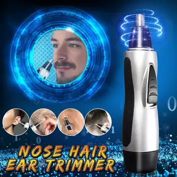 

Men Portable Electric Nose Hair Trimmer Nose Clipper Battery Powered for Razor Ear Hair Removal Face Care Shaving Razor