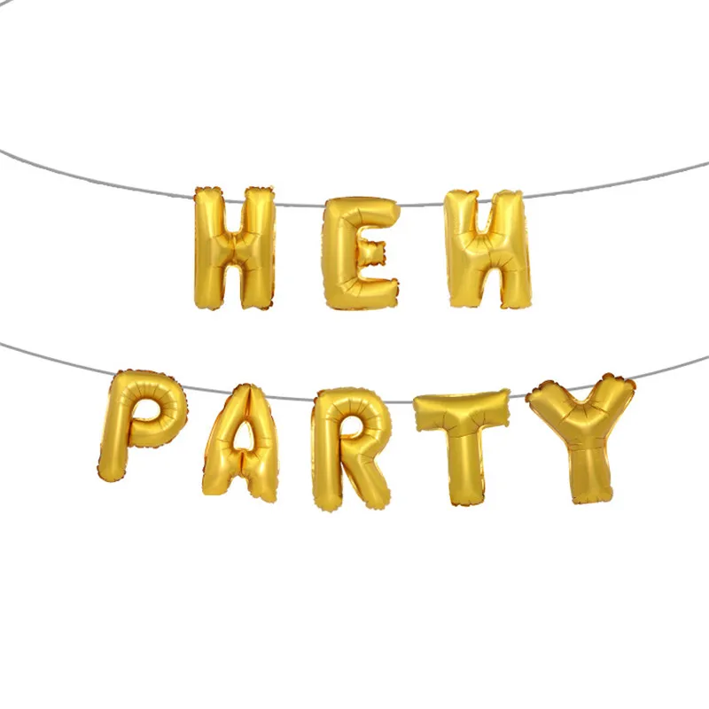 New Wedding Party Decoration Balloons Rose Gold Bride to be Team bride Hen party Decoration Ballon PT62 (7)
