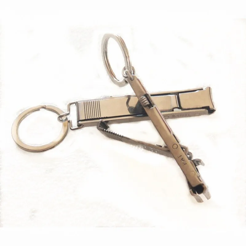 

10pcs Wholesale ultra-thin Foldable Hand Toe Nail Clipper Cutter Trimmer Stainless Keychain High Quality