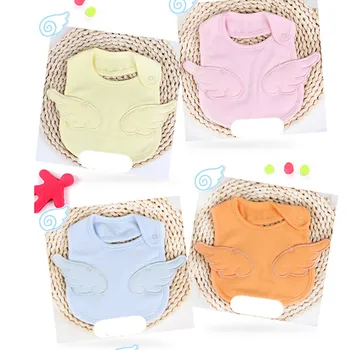 

1PCS Newborn Baby Embroidery Angel Bibs Waterproof Bib Bandana Baberos Bibs For Kids Girls Boys Bib Baby Clothing