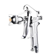 F75 400 мл пневматический распылитель Аэрограф распылитель сплав живопись распылитель Аэрограф с бункером для автомобилей/мебели