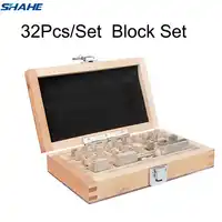 shahe Block Gauge 32Pcs/Set 1 grade 0 grade Caliper Block gauge Inspection Block Gauge Measurement Instruments