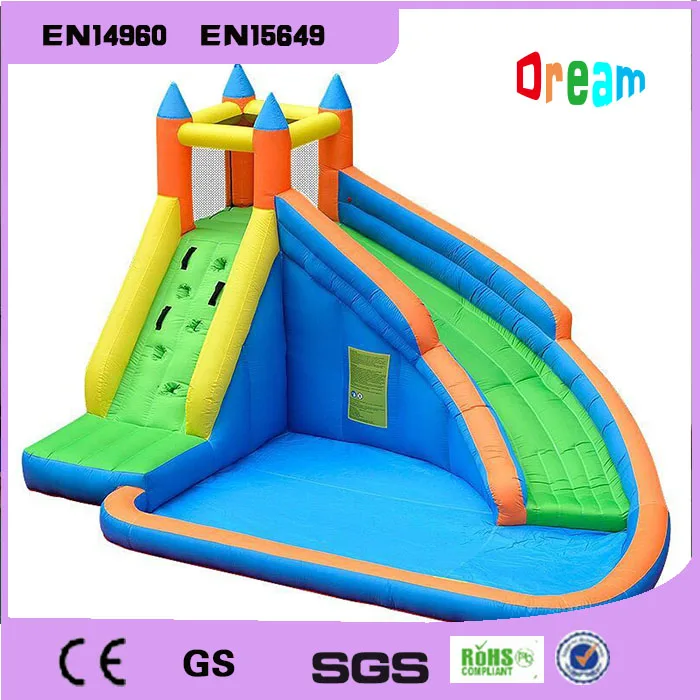 

Free Shipping Kids Inflatable Water Slide Big Pool Bounce House Jumper Bouncer Jump Bouncy Castle