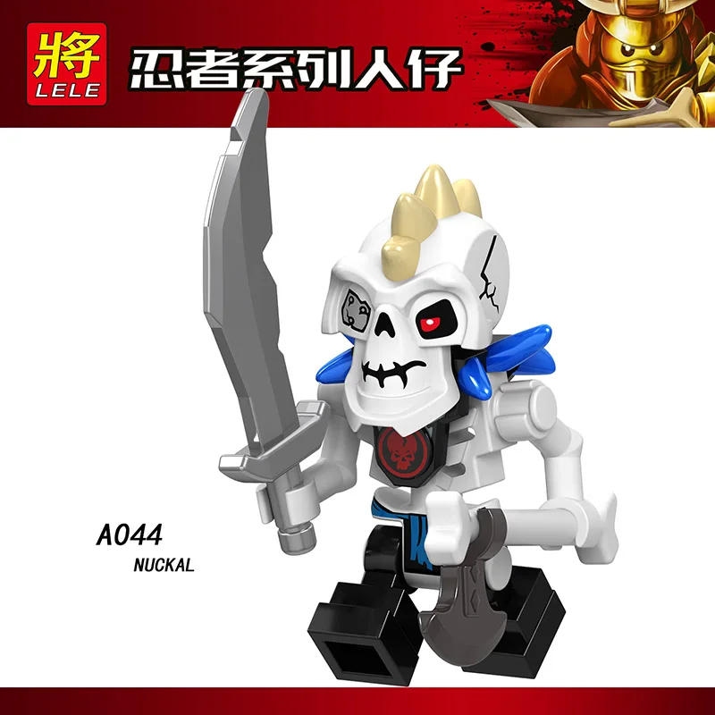 

Single Sale LegoINGlys Ninjagoes Figure BONE SOLDIER CHOPOV KRUNCHA FRAKJAW FRAKJAW Building Blocks Learning Toys Children Gifts