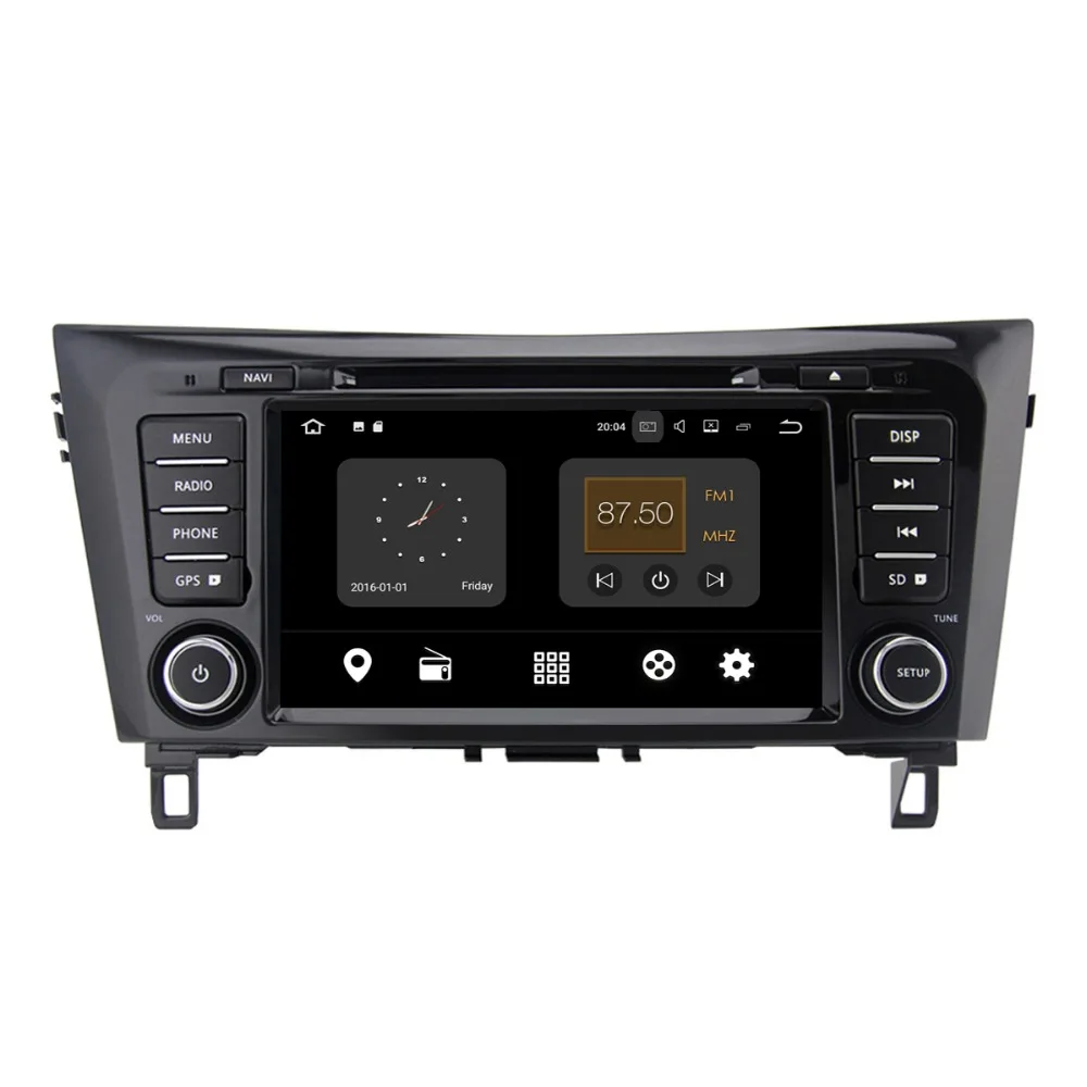 Top 4-core 2+16GB android 7.1 car dvd gps for Nissan X-TRAIL 2014-2016 car dvd with wifi/bluetooth/obd/dvr/3g/rds/tv/camera 3