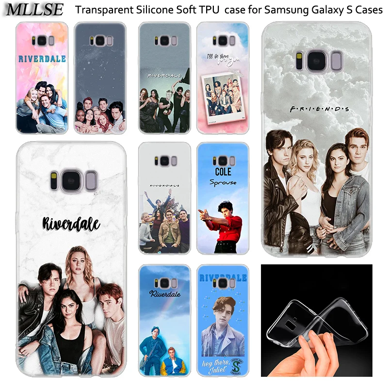 

Hot Riverdale South Side Serpents Silicone Case For Samsung Galaxy Note 10 Plus S8 S9 S10 Plus 5G S6 S7 Edge S5 S10e Cover