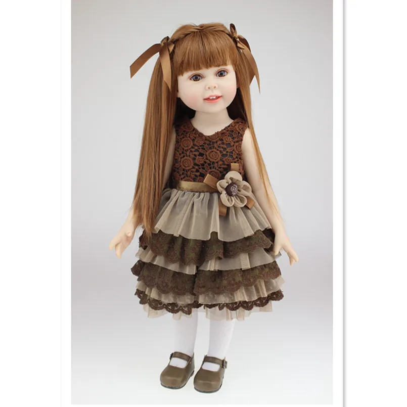 Девочка Кукла Одежда для 18 дюймов куклы, красивая игрушка платья для от двух до шести лет, комплект одежды из модные куклы аксессуары для кукольной одежды - Цвет: style 2