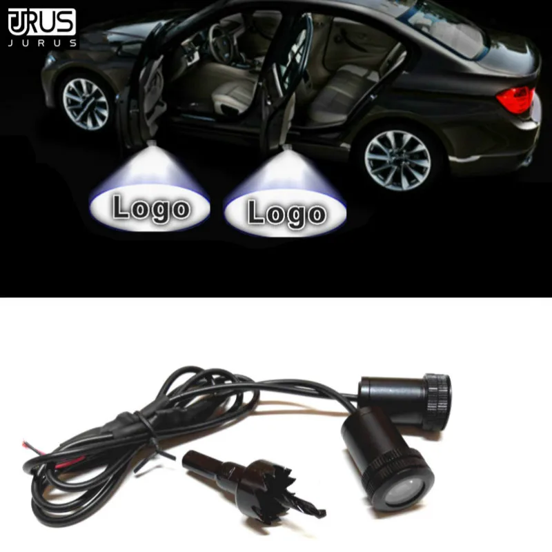 

High Quality 12V LED Car Door Logo Light car welcome Lamp Auto Laser Projector Light for BMW VW Toyota Opel Nissan Lada Jeep