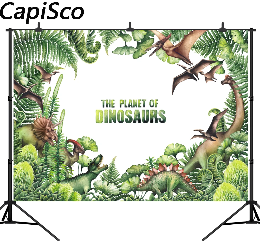 Capisco Jurassic World Dinosaur Park Party Background for Photo Photography Backdrop Newborn Happy Birthday Theme Decoration
Capisco Jurassic World Dinosaur Park Party Background for Photo Photography Backdrop Newborn Happy Birthday Theme Decoration
