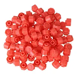 100 шт. пластик Круглый дозирования промышленный шприц наконечники арбуз красный