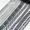 (10 yards/roll) Schwarz spitze stoff Gurtband Dekoration Schöne geschenk verpackung Material|Spitze| -