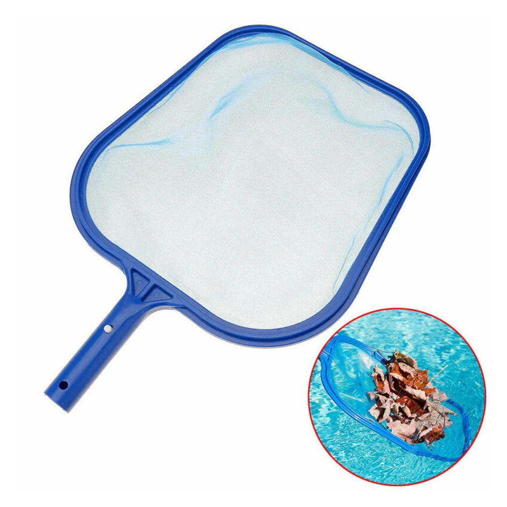 New Arrival Professional Blue Plastic Leaf Rake Mesh Net Skimmer Clean Swimming Pool Tool Leaf Skimmer Net