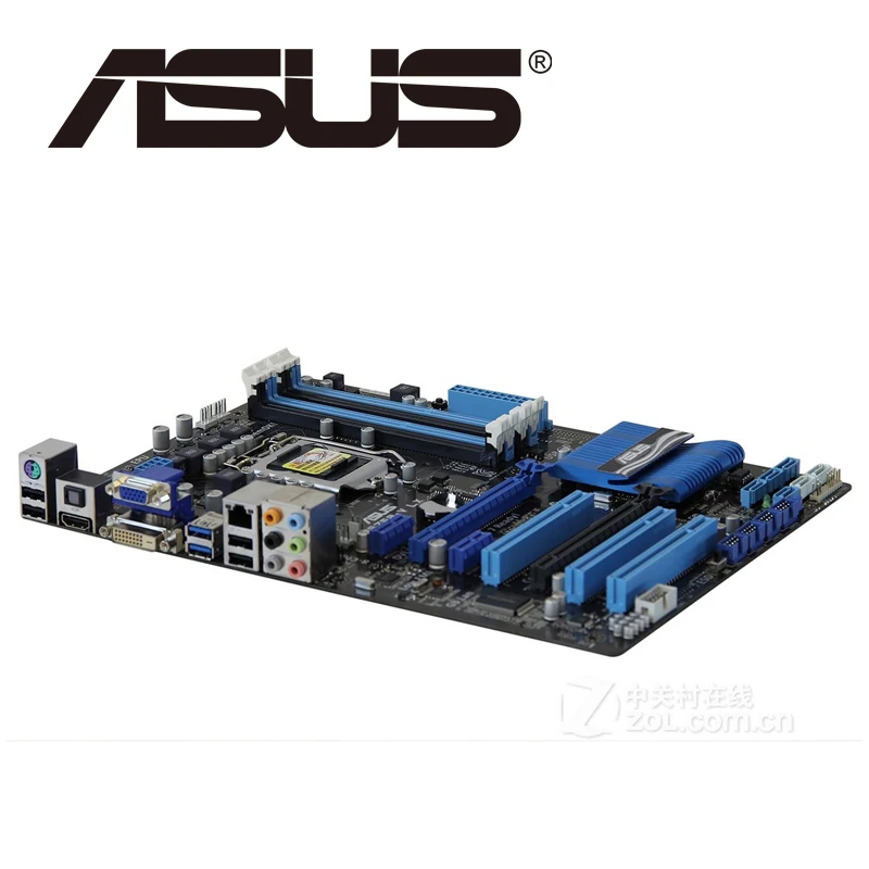 Asus P8Z68-V LX настольная материнская плата Z68 Socket LGA 1155 i3 i5 i7 DDR3 32G ATX UEFI биос оригинальная б/у материнская плата в продаже