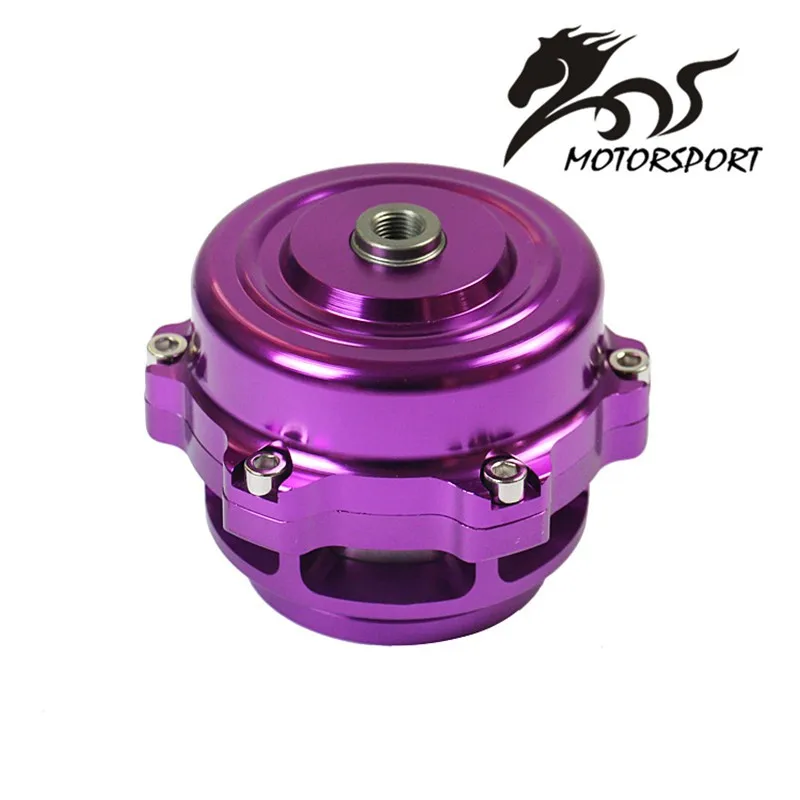 con adattatore 50 mm Valvola di scarico in lega di alluminio universale Blow Pop Off Valve per veicoli Turbo