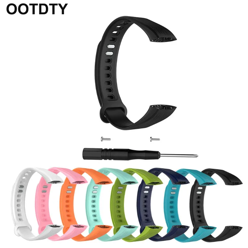 

Sports Silicone Bracelet Strap Wristband For Huawei Honor 3 Smart Watch Band