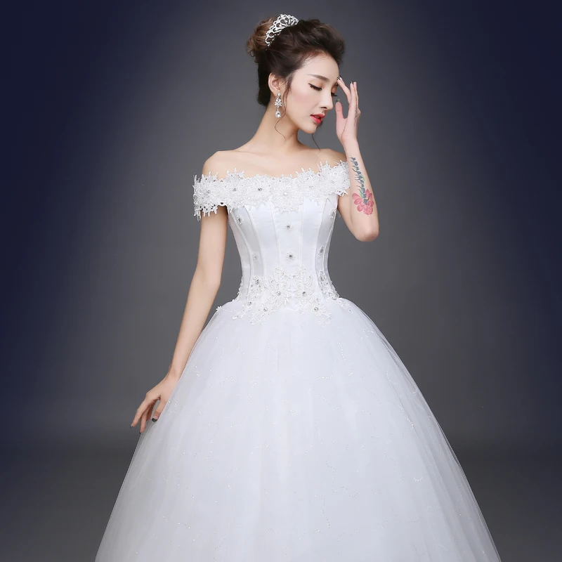 Off The Shoulder Short Wedding Dress 5