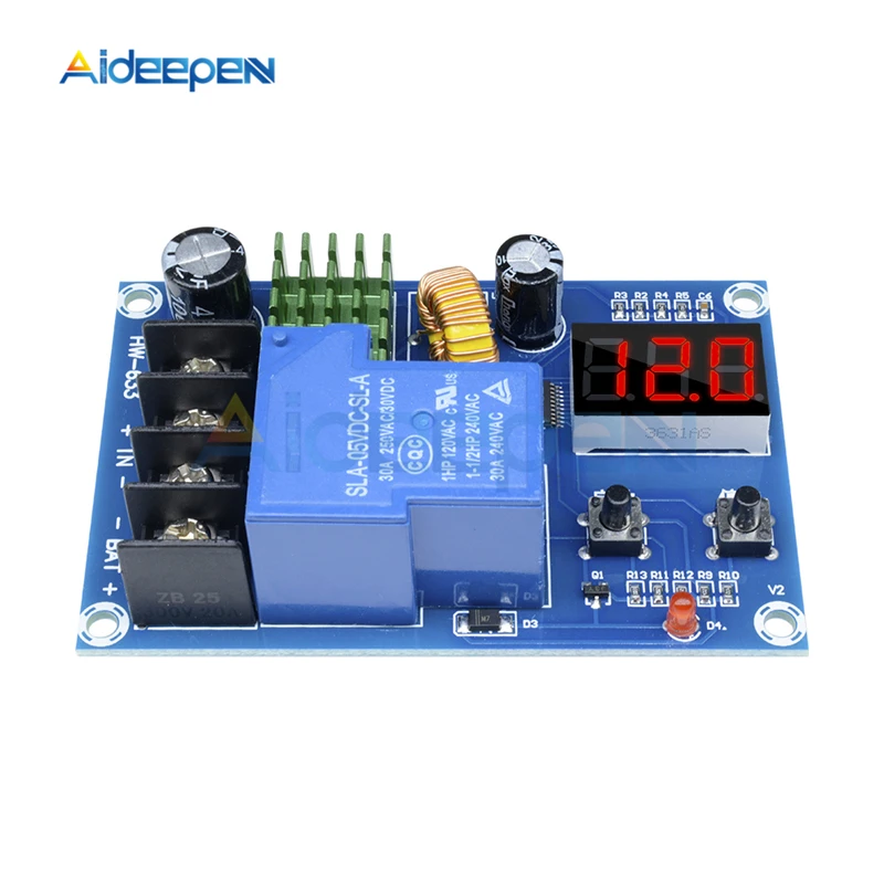 

XH-M604 Battery Charger Control Module DC 6-60V Storage Lithium Battery Charging Control Switch Protection Board