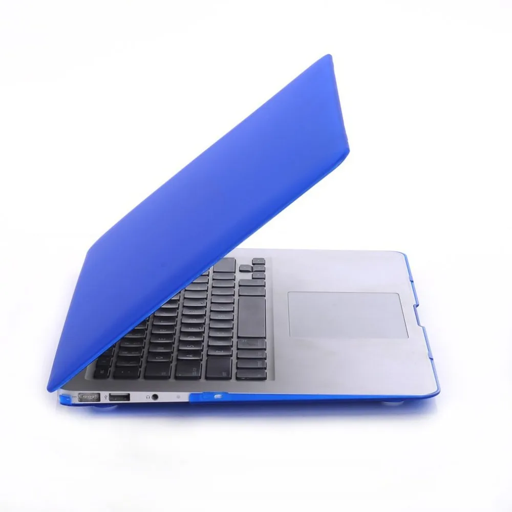Матовый защитный чехол для ноутбука, однотонный цвет для Apple macbook air pro 11 13 15, жесткий портативный чехол для ноутбука