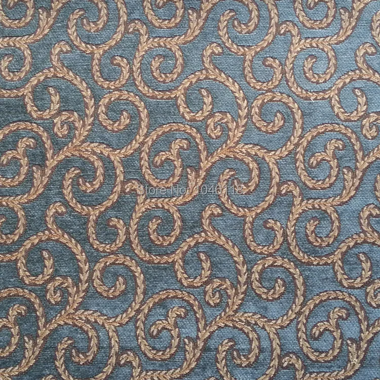 4 цвета Люкс жаккард синель маленький цветок диван кресло ткань отель виллы обивка декоративная занавеска для дома ткань 280 см