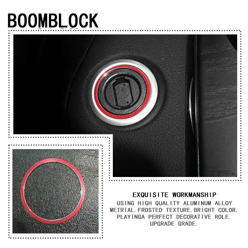 

Auto Car-styling Ignition Switch Start Button Decorative Stickers For Mercedes Benz A Class B Class C Class E Class GLK GL GLA