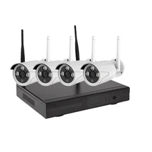 New 4ch 720P Night Vision Wireless IP Camera Kit Set Security CCTV Camera System Video Surveillance Kits P2P Wifi NVR Kit