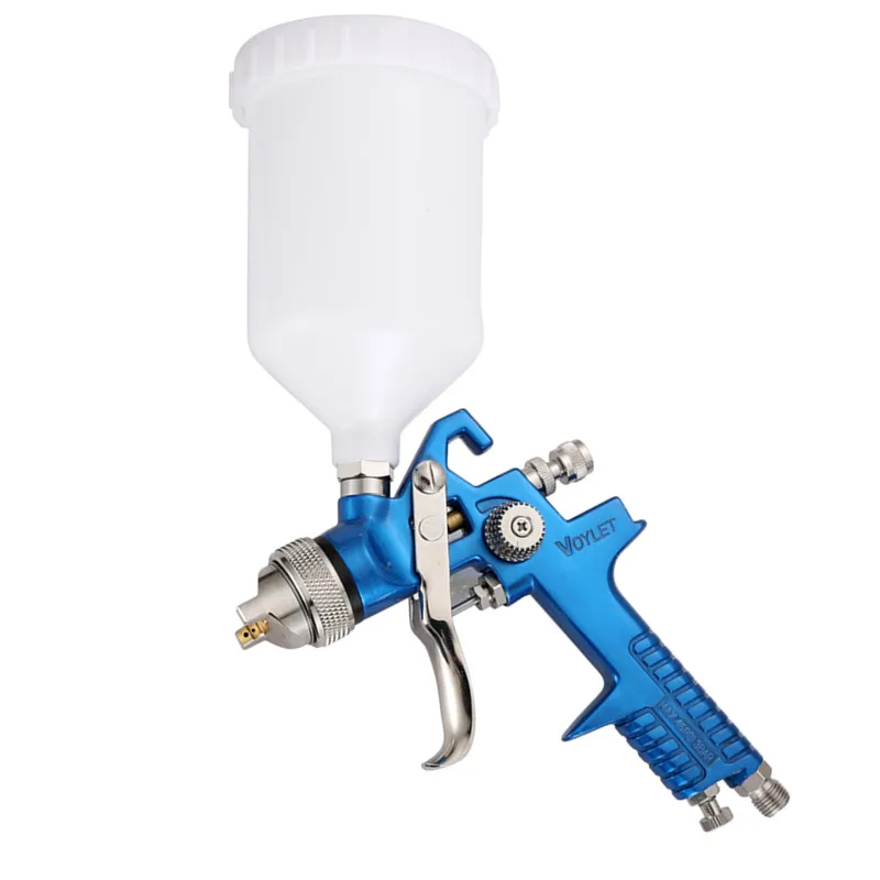 Spray Gun 1.4mm Airless HVLP Airbrush 600ml Paint Gun Gravity Stainless