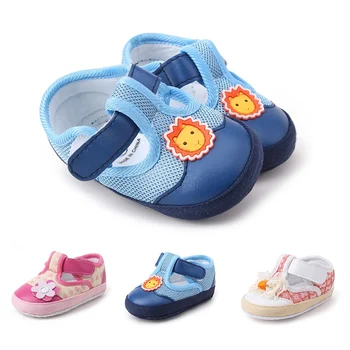 

Baby Girls Boys Shoes Cotton Flower Bow Animal Soft Sole Shoe Infant Non-Slip First Walkers