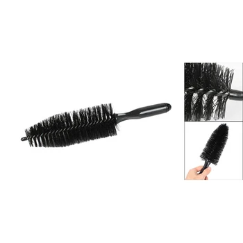 

Black Truck Car Tire Rim TaPered Brush Cleaning Tool 13.6"