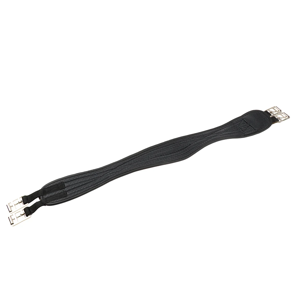 2019 New Hot Selling Padded Equestrian Non Slide Horse Girth with Strap Pony Belly Cinch Buckle 120cm Horse Girth with Strap 
