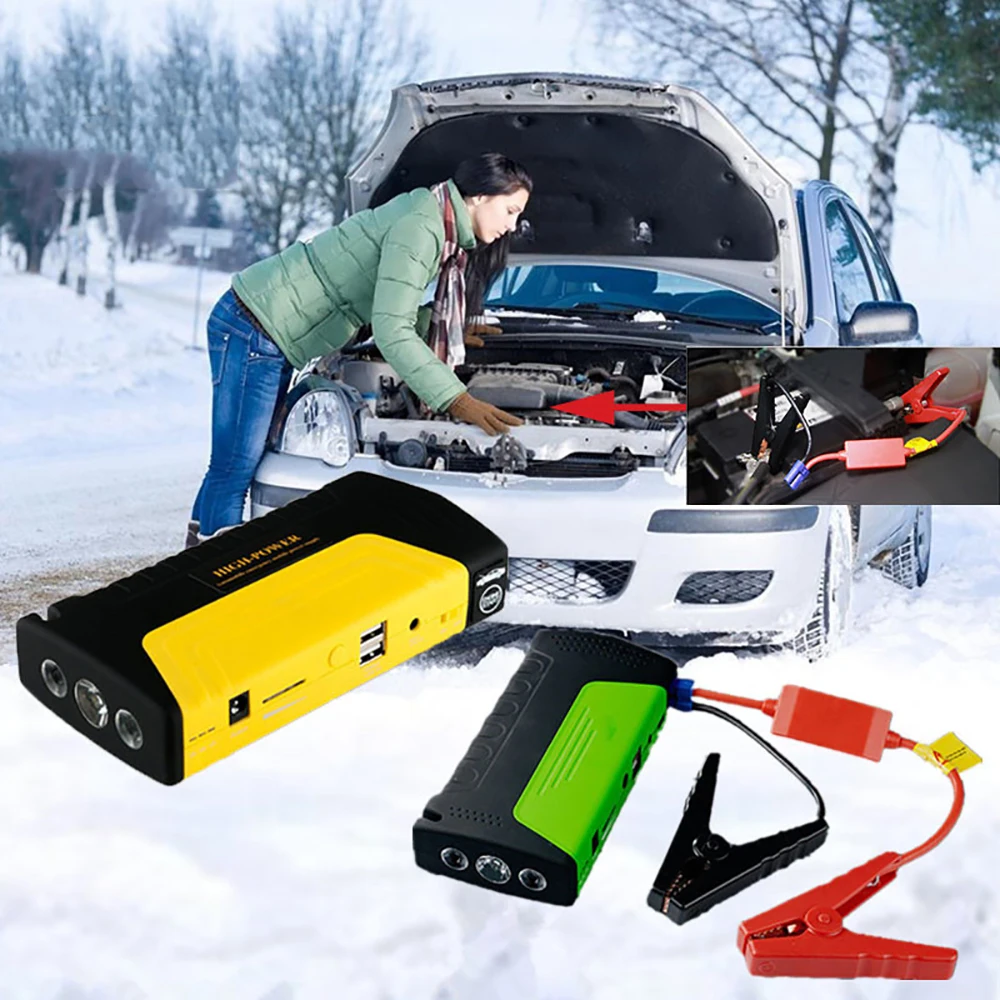 Mini Emergency Starting Device Car Jump Starter 12V Portable Power Bank Car Charger for Car Battery Booster Auto Starting Device Mini Emergency Starting Device Car Jump Starter 12V Portable Power Bank Car Charger for Car Battery Booster Auto Starting Device