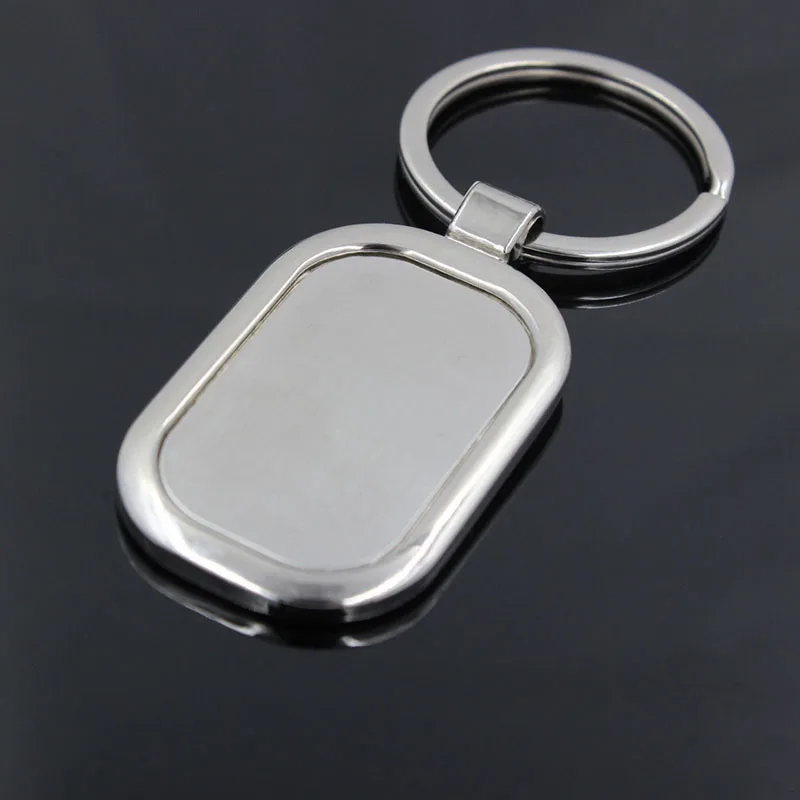 

Personality Stainless Steel Tag Keychain Creative Advertising Custom Logo Car Key chains Pendant Boutique key Ring Holder M620