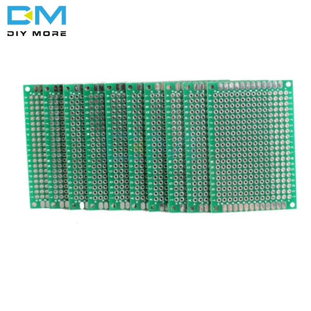 Compras Con Descuento 5 Un 4X6 Cm Doble Lado Prototipo PCB Hazlo Tú Mismo Circuito Protoboard - Foto 4