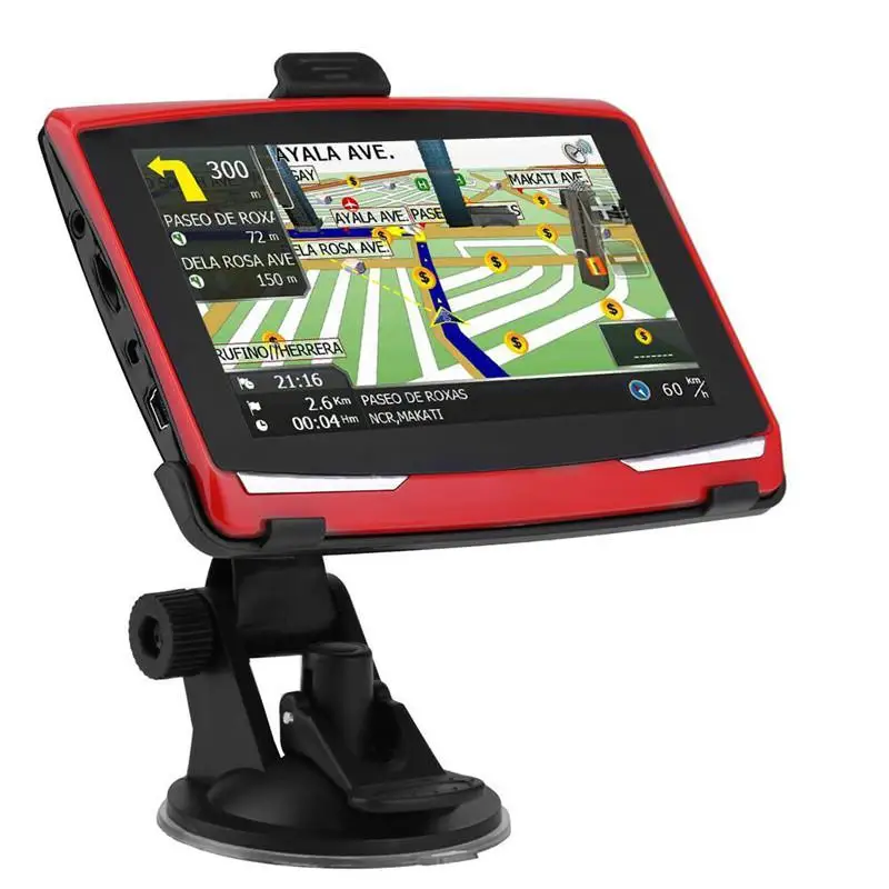 Универсальный Портативный 5 дюймов Автомобильный gps спутниковой навигации