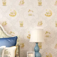 Buy Cute Bear Cartoon Wallpaper And Get Free Shipping On Aliexpress Com