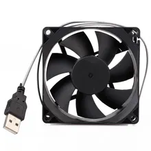 5v 80mm computador ventilador de refrigeração portátil usb refrigerador pequeno computador cpu refrigeração componentes do computador acessórios de refrigeração 80*80*10mm