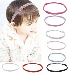 Fashion Baby Girl headband Weave Hair Accessories For Girls Infant Elastic Hair Band drop ship