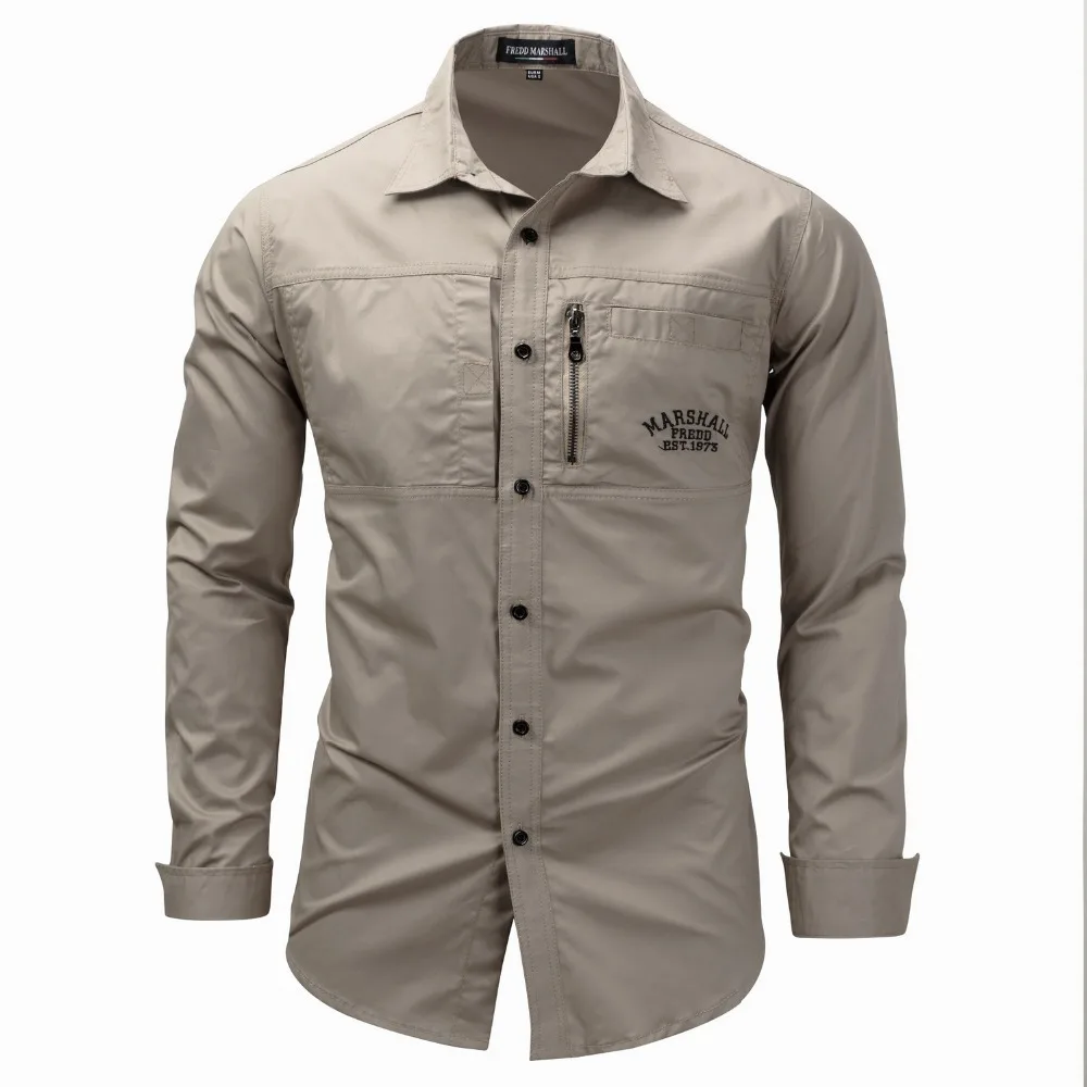 Outdoor Cotton Long Sleeve Shirt
