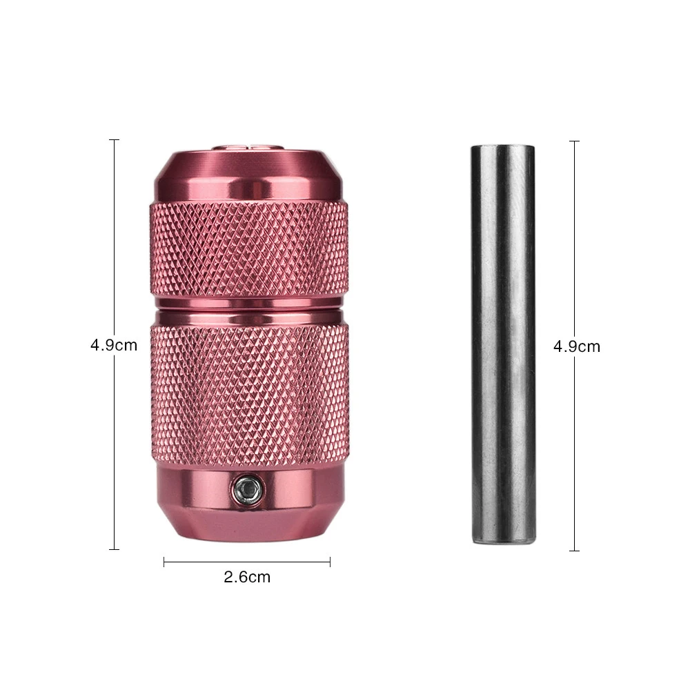 4 цвета Профессиональный алюминиевый сплав ручка татуировка машина из нержавеющей стали иглы с трубчатым стержнем Татуировки Ручка инструмент Аксессуары