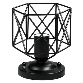 

E26 Vintage Style Ceiling Light Unique Geometric Shape House Hotel Cafe Decorative Lamp Holder