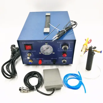 Buy High-Power Argon Pulse Spot Welder Adjustable Pulse Jewelry Necklace Touch Welder Argon Protection Platinum Gold Silver Welding