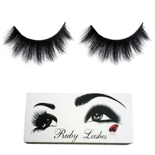 Импортные накладные ресницы из искусственных волокон натуральный толстый крест фумигация Макияж Поддельные ресницы Мода хлопок стежка 3D стерео ресницы