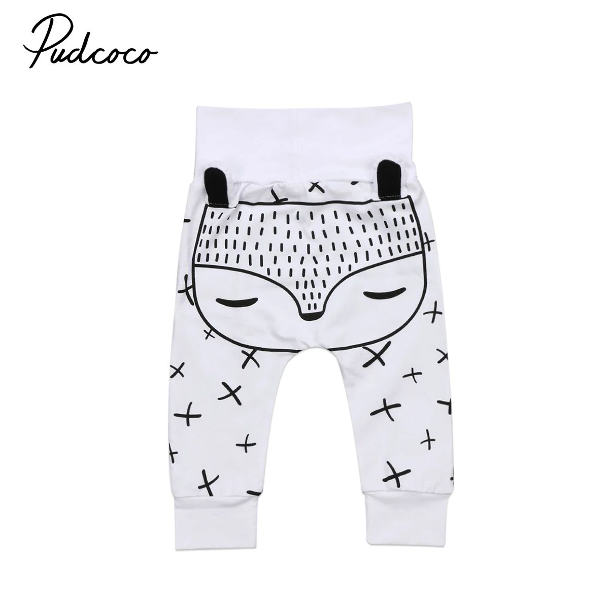 

Lovely Kids Newborn Baby Boys Girls Long Harem Pants Trousers Leggings 3D Fox Cartoon Bottoms Infant Toddler Baby Pants 0-2Y