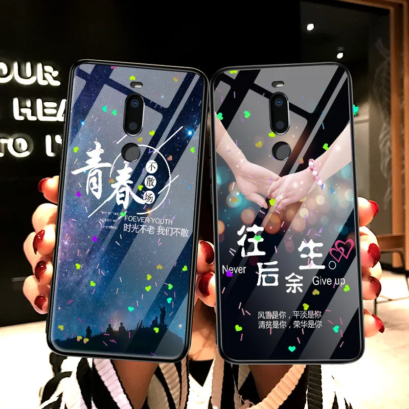 PDGB Прочный ТПУ чехол для Meizu Note 8 X8 M8 Lite V8 Pro Чехол 16 16X 16th Plus любовь окрашенный