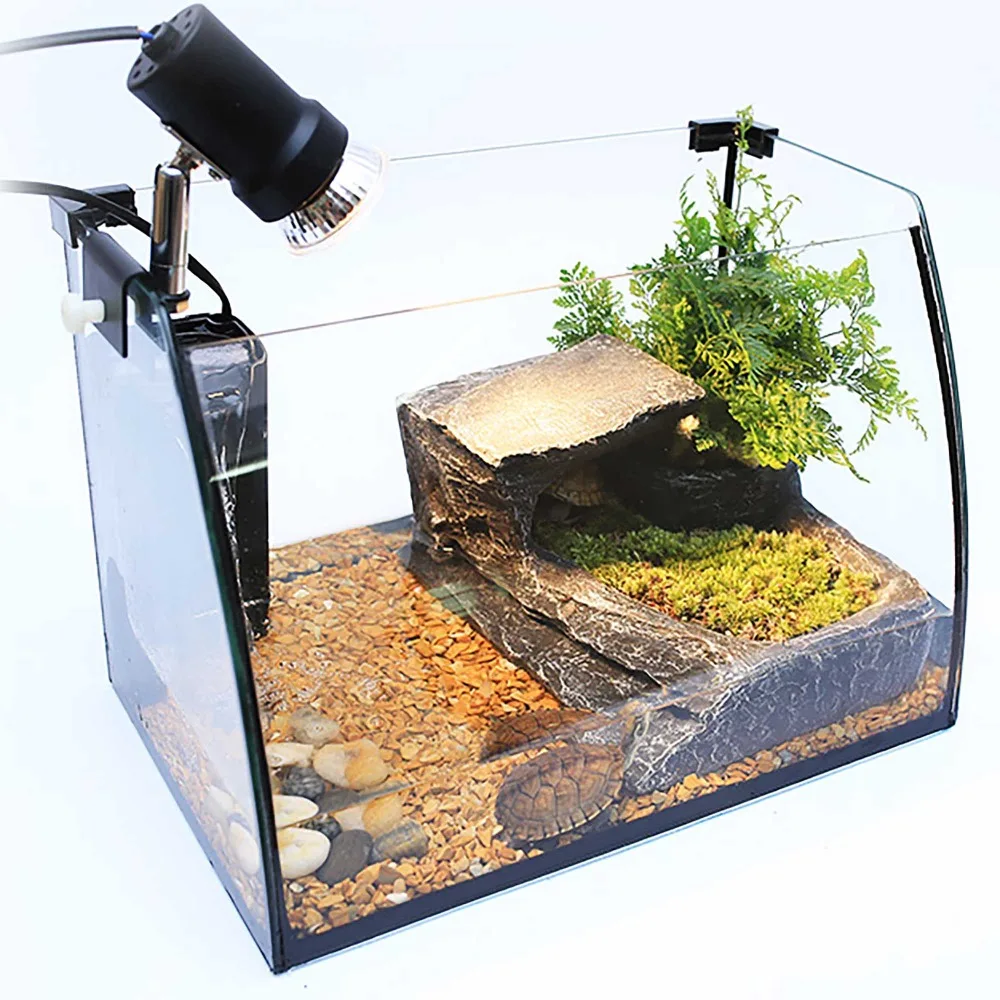Reptil Box Habitat Zucht Tank Lampe Becken Lightweight Portable Eidechsen 