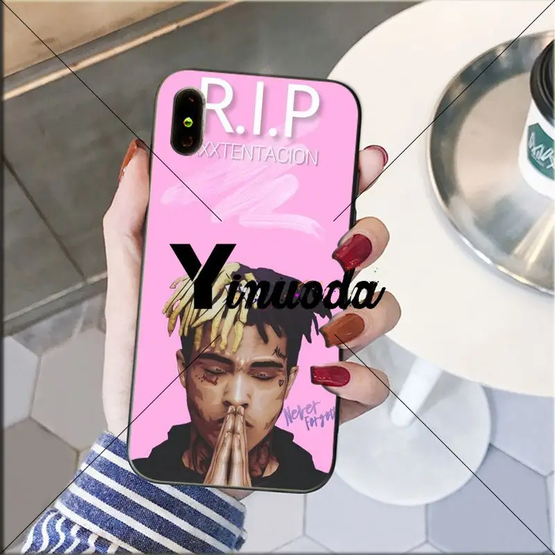 Yinuoda Xxxtentacion шаблон ТПУ Мягкие аксессуары для телефонов сотовый телефон чехол iPhone