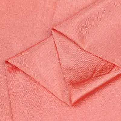 Высокая эластичность и светильник-эластичный трикотаж Ribery ткань подкладка шифоновая юбка ткань эластичная сила. Мягкий. Драпировка. Шелковый блеск - Цвет: 11 watermelon red