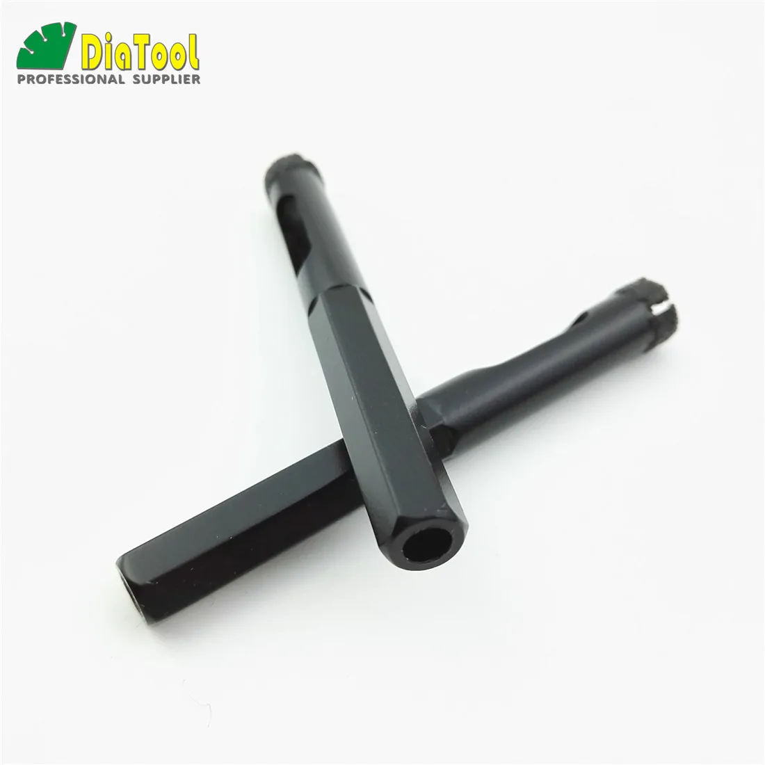 DIATOOL 2pcs Hex Vacuum Brazed Wet Drill Bits Hexagon Shank Diamond Wet Drilling Core Bits For Stone, Concrete, Ceramic