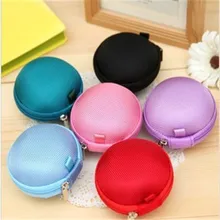Colorful Pocket Hard Carrying Case Bag Holder Storage For Headphone SD Card Earphone Accessories Free Shipping Random Color